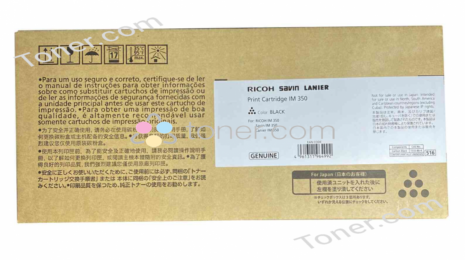 Ricoh 885273 Type 6110D Cartouche de Toner Noir - Ricoh 885273 Type