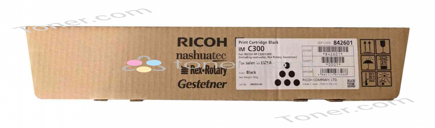 Ricoh 842601 RICOH IM C300 400 TONER Cartridge BLACK Toner