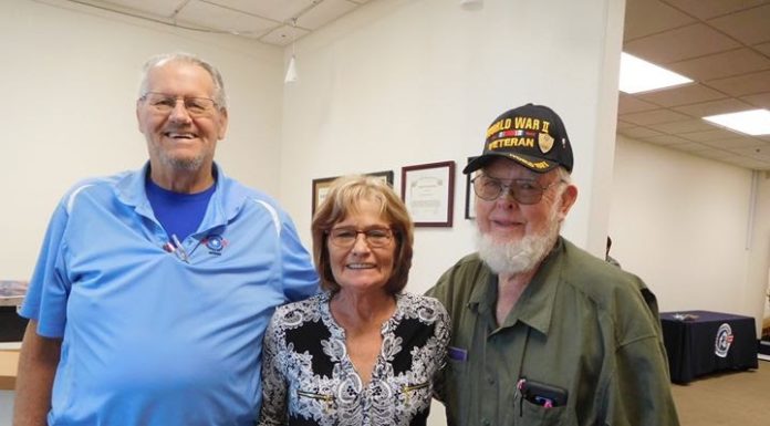 Nevada State Society, Daughters of the American Revolution Flag Donation & Food Donation for Operation Homefront