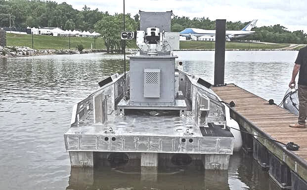 Navy’s Unmanned Boat Now Features 50-Caliber Machine Gun