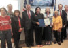 Congresswoman Dina Titus Awards Veterans Reporter News Publisher Su Phelps