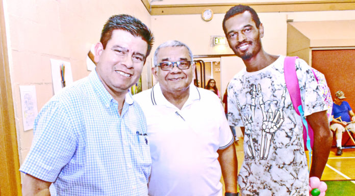 Backpack giveaway hosted by Councilman Isaac Barron