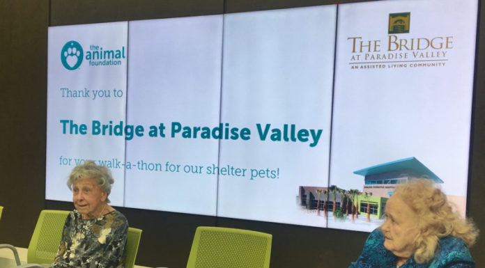 Proud Residents from The Bridge at Paradise Valley fundraise money for The Animal foundation