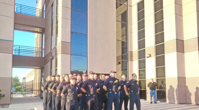 Las Vegas Firefighters honor 18th Anniversary of 9/11