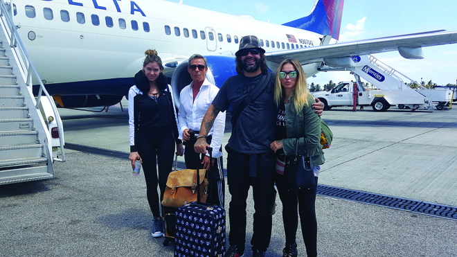Zemi-Beach-House-Anguilla-BTS-plane-jet-Brittany-Doug-Deja-Katarina