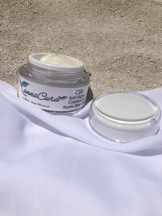 Three-CBD-Products-Every-Woman-Should-Carry-in-Her-Purse-canna-cura-cbd-anti-aging-cream