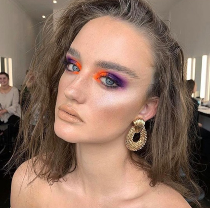 Color Blocking Summer Makeup