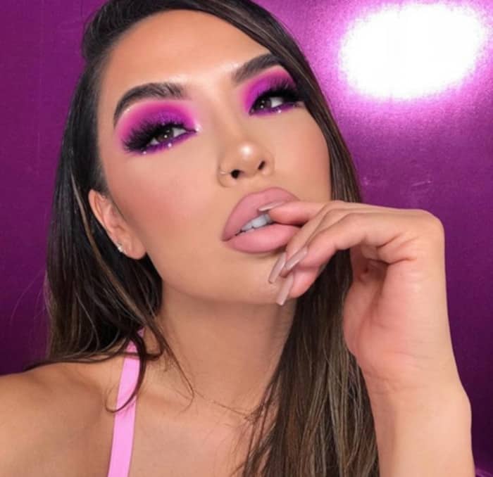 bedazzled makeup trend