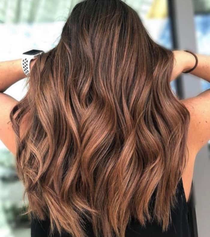 cinnamon spice fall hair trend