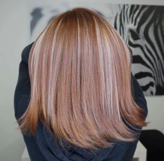 chunky highlights hair trend