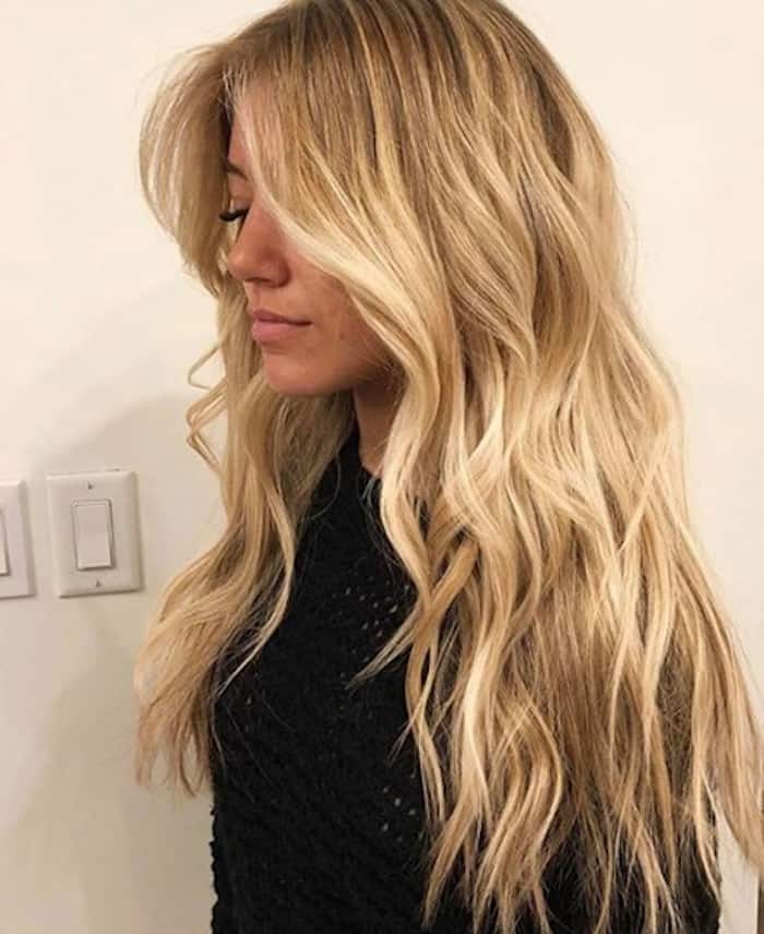 buttercream blonde hair color trend