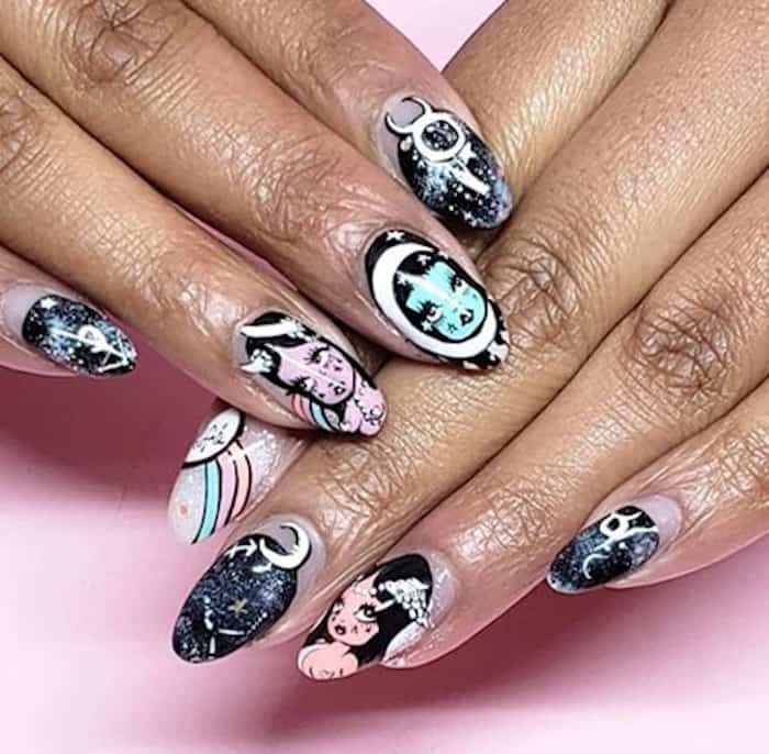 zodiac signs inspired nails