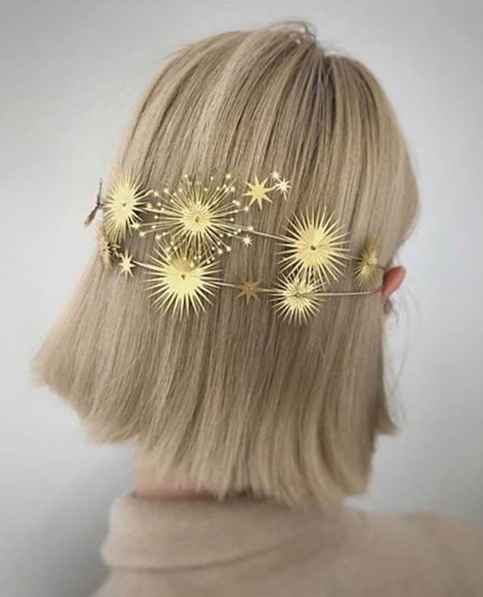 how to accessorize short hair