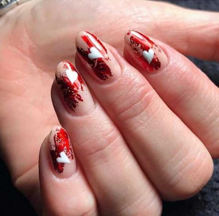 valentines day nails
