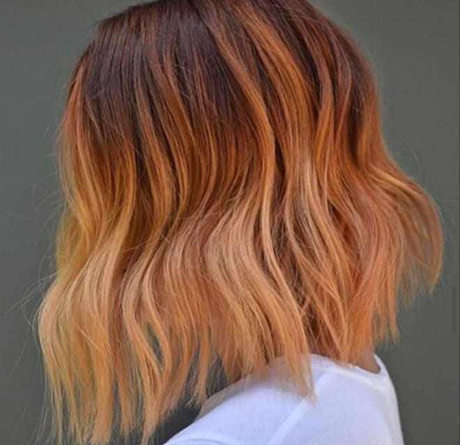 ginger peach hair color