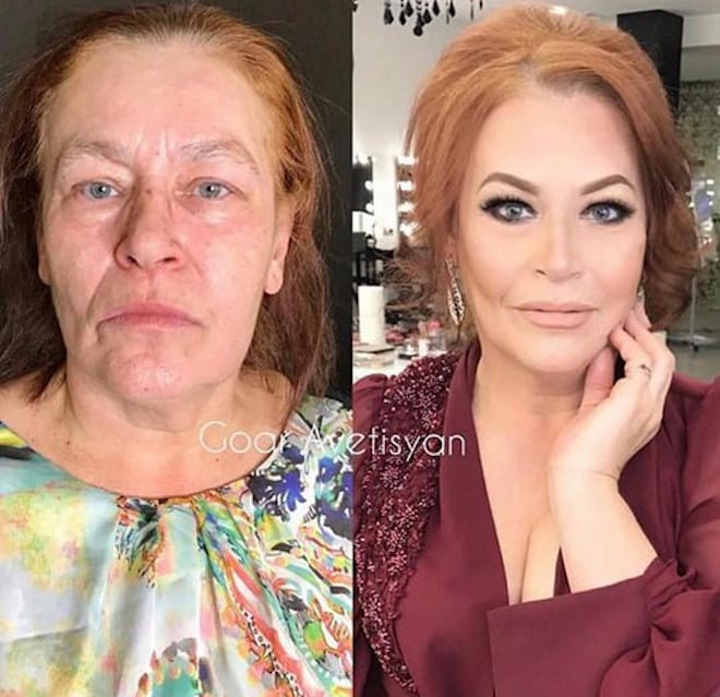 the most mind-blowing mature beauty transformations by goar avetisyan