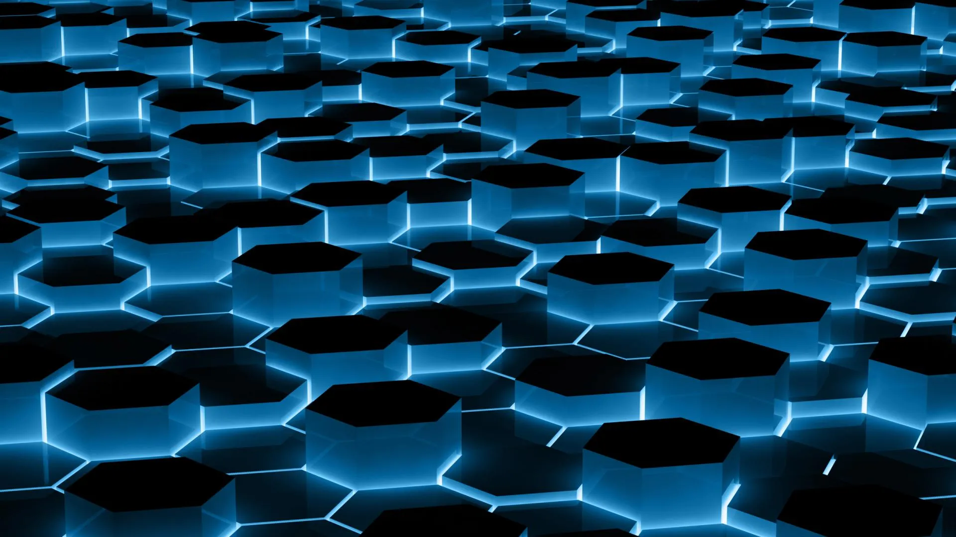 Cyber Hexagon Background Photo